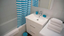 sallede bain d'un appartement au centre-ville de Lille (Nord), investissement locatif réalisé pour des clients expatrié à New York